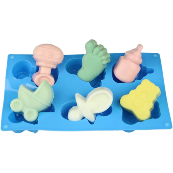 Moldes 6 Espacios Pack Mixto para Bebe